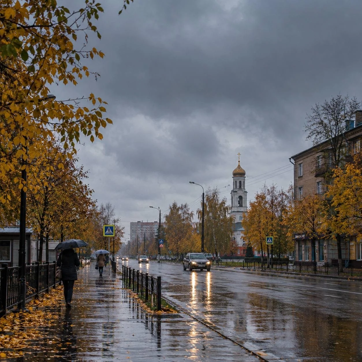 По прогнозу Гидрометцентра, 2 и 3 ноября в Ногинске и Богородском округе ожидается облачная погода с небольшим дождём. — фото 1